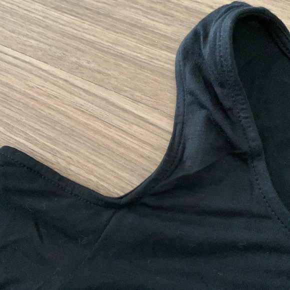 Foreign Exchange Cutout Ling Sleeve Cropped Shirt - Picture 5 of 8